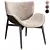 Baxter Jorgen Chair: Sleek Modern Design 3D model small image 1