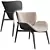 Baxter Jorgen Chair: Sleek Modern Design 3D model small image 2