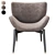 Baxter Jorgen Chair: Sleek Modern Design 3D model small image 5