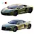 Ultimate Supercars: Audi R8 & Lamborghini Aventador 3D model small image 6