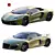 Ultimate Supercars: Audi R8 & Lamborghini Aventador 3D model small image 7