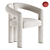 Sleek Black Cassina Dudet Chair 3D model small image 1