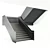 Sleek Steps: Contemporary Staircase 3D model small image 3