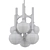 Italian 1970s Space Age Hanglamp 3D model small image 2