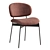 Sleek Modern Luz Chair 3D model small image 1