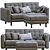 Elegant Landskrona Sofa: Ikea 3D model small image 3