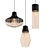 Scandinavian Glass Pendant Light 3D model small image 1