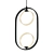 Sleek Acrylic LED Pendant 3D model small image 1