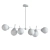 Sleek Linear Lighting Chandelier 3D model small image 2