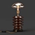 Vintage Ceramic Table Lamp | Edison Style 3D model small image 1