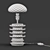 Vintage Ceramic Table Lamp | Edison Style 3D model small image 6