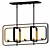 Sleek Loft Chandelier Accentuates Space 3D model small image 1