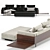 Elegant Brasilia Minotti Sofa 3D model small image 5
