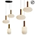 Elegant KERIA Pendant Light 3D model small image 1