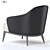 Luxury Leslie Armchairs - Elegant Minotti Design 3D model small image 11