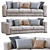 Sleek Arthur Sofa by Jesse 3D model small image 2