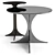 Sleek Minotti Anish Coffee Tables 3D model small image 2