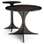 Sleek Minotti Anish Coffee Tables 3D model small image 3