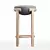 Numbered Edition Carrousel Oak Bar Stool 3D model small image 2