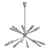 French Sputnik Style Chandeliers 3D model small image 2