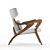 Elegant Isadora Armchair by Agrippa 3D model small image 2