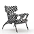 Elegant Isadora Armchair by Agrippa 3D model small image 6