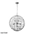 Crystal Geometric Pendant Lamp 3D model small image 1