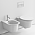 Artceram Chic Wall-hung WC & Bidet 3D model small image 5