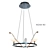 NOMI Round 3 Bird-inspired Chandelier 3D model small image 1