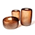 Ethereal Orange Glass Set 3D model small image 1