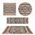 Versatile Rug Set: 8 Variations for Close-Up & Distance Shots 3D model small image 1