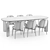 Roche Bobois PULP Dining Set 3D model small image 4