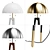 Fife Tripod Floor Lamp: Unparalleled Design + 7 Materials 3D model small image 3