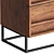 FORREST Dark Wood Chest of Drawers from WOOOD 3D model small image 3