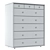 Modern Chest of Drawers: D2 02 3D model small image 2