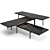 Minotti Superquadra Coffee Tables Set 3D model small image 4