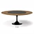 Apriori T Oval Dining Table 3D model small image 4