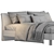 Stylish Jesse_Dwayne Double Bed 3D model small image 3