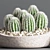 Sleek Cactus Sculpture 3D model small image 6