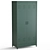 Metal Hiba Wardrobe with 2 Doors 3D model small image 2