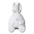 Elegant Bunny Sculpture 3D model small image 3