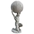 Spherical Man Statue 3D model small image 2