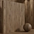 Seamless Oak Wood Set 3D model small image 5