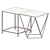 Geometric Gold Glass Side Table 3D model small image 5