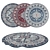 Round Rugs Set - 6-Piece Variety Kit 3D model small image 1