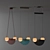 Stylish Pendant Lamp Laurent 01 3D model small image 7