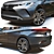 Sleek Toyota Harrier 2021 3D model small image 5