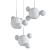 Coombes Smoky V-Ray Chandelier 3D model small image 2