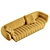 Tactile Sofa: Customizable Color 3D model small image 4