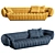 Tactile Sofa: Customizable Color 3D model small image 7